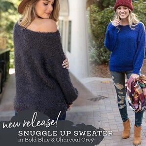 Grace & Lace Snuggle Up Sweater, Medium